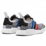 ADIDAS NMD R1 PRIMEKNIT TRICOLOR WHITE