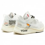 OFF-WHITE X NIKE ZOOM FLY "WHITE/WHITE-MUSLIN"