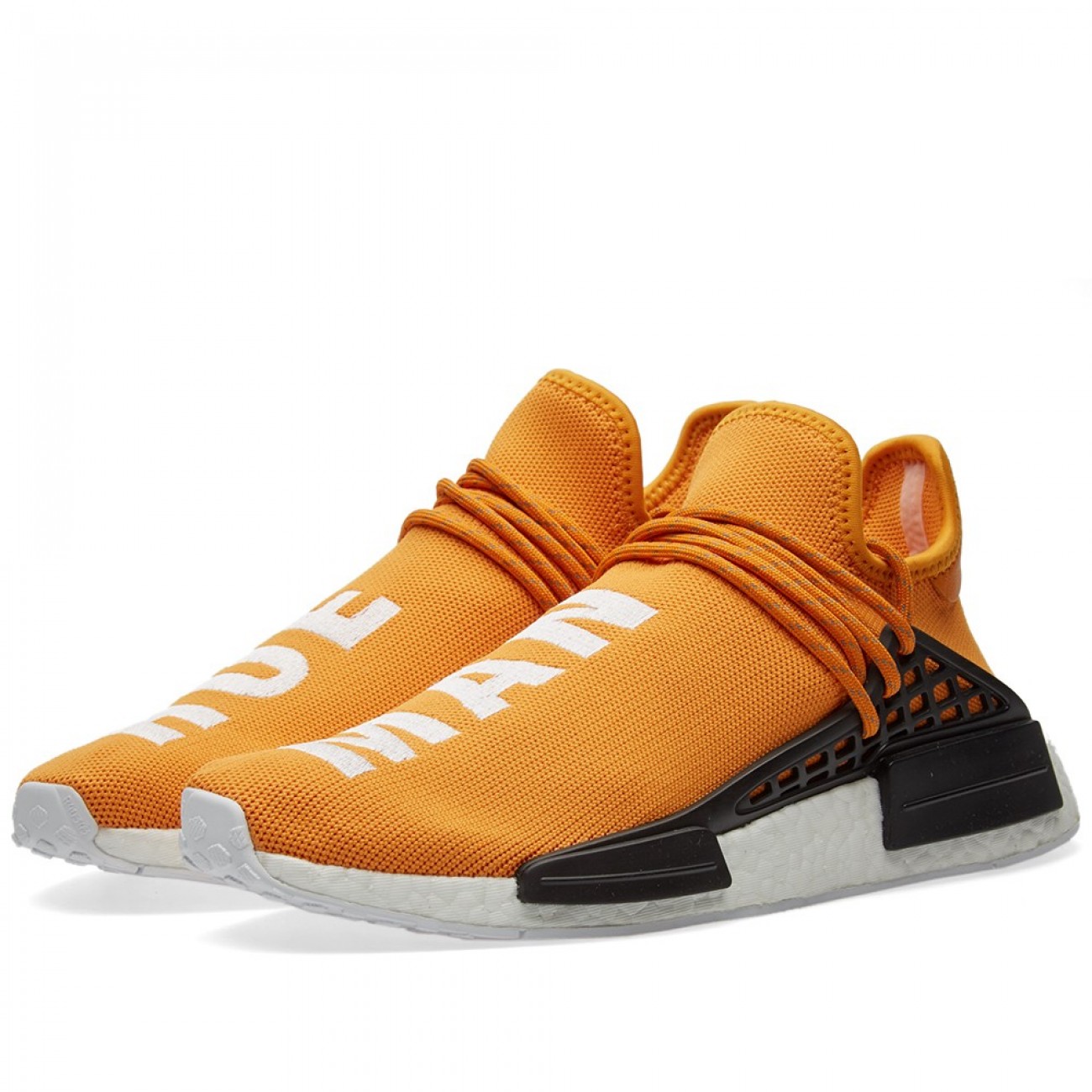 PHARRELL WILLIAMS X ADIDAS NMD HUMAN RACETANGERINE