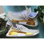 Pharrell Williams PW x Adidas Hu Holi NMD MC China Exclusive "Happy" Metallic Gold F99762