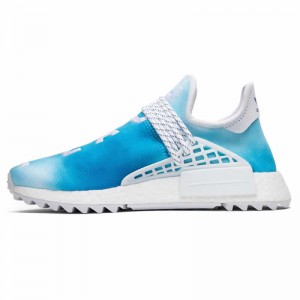 Pharrell Williams PW x Adidas NMD Hu Trail "Peace" Blue China Exclusive F99763