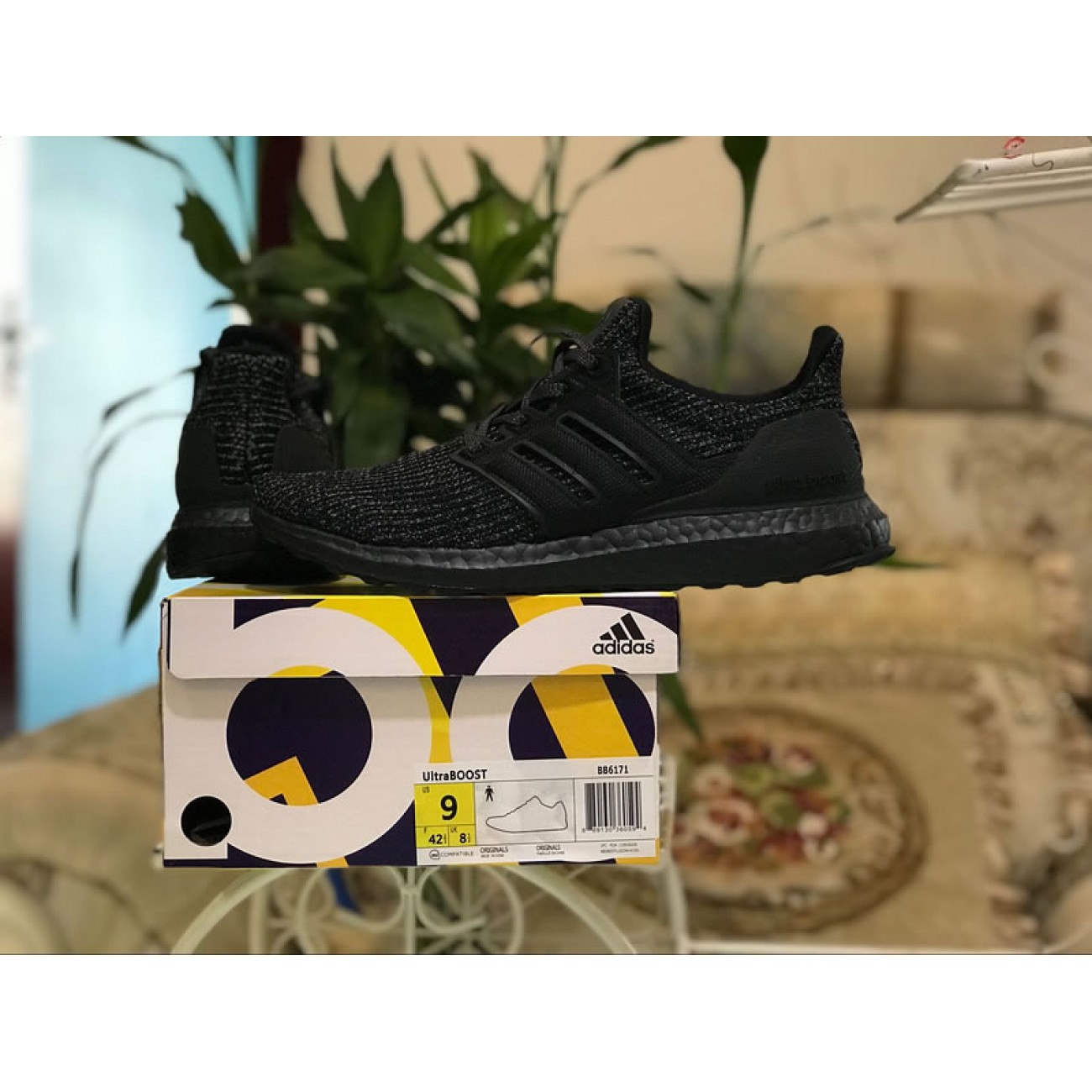 adidas Ultra Boost 4.0 UB4.0 Triple Black BB6171