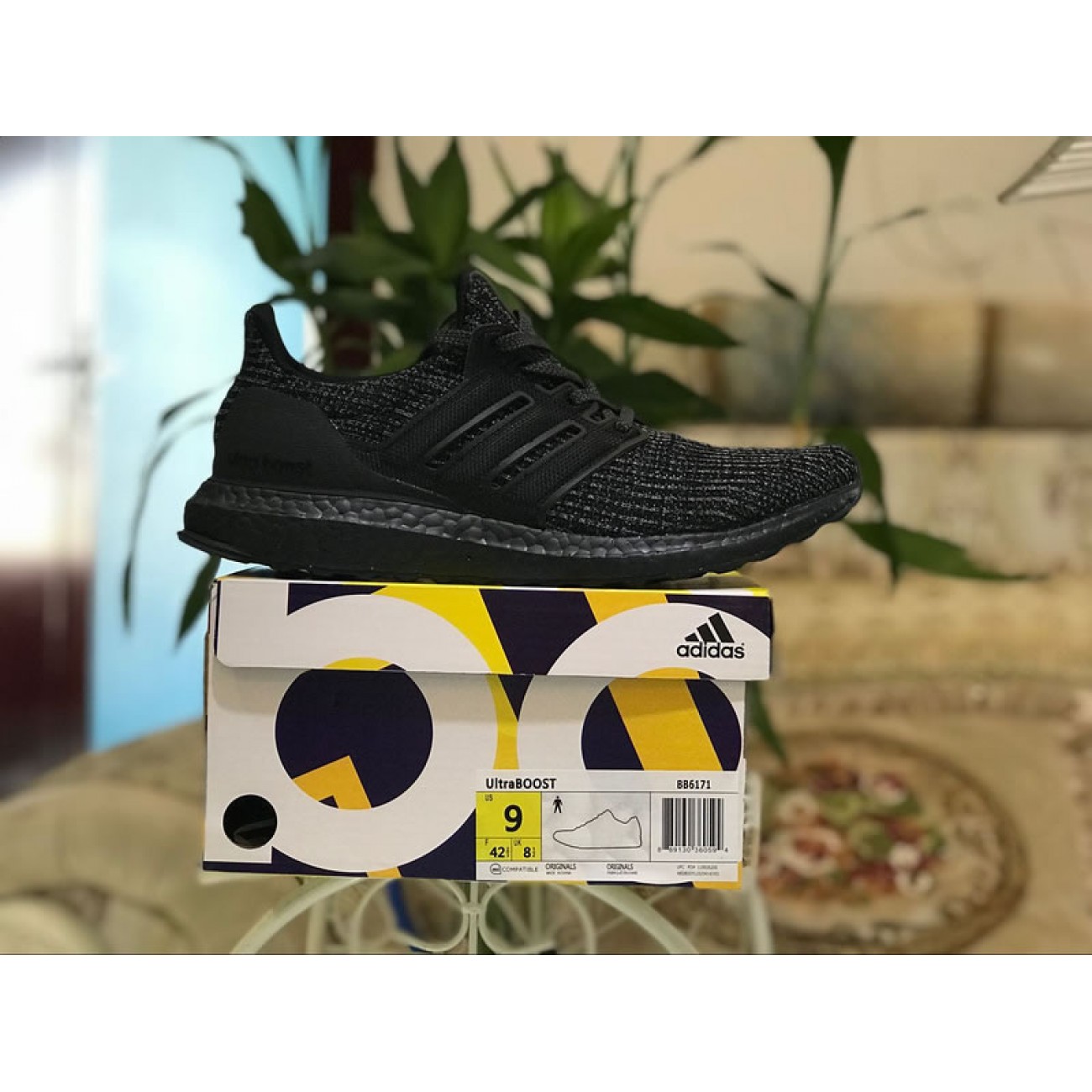 adidas Ultra Boost 4.0 UB4.0 Triple Black BB6171