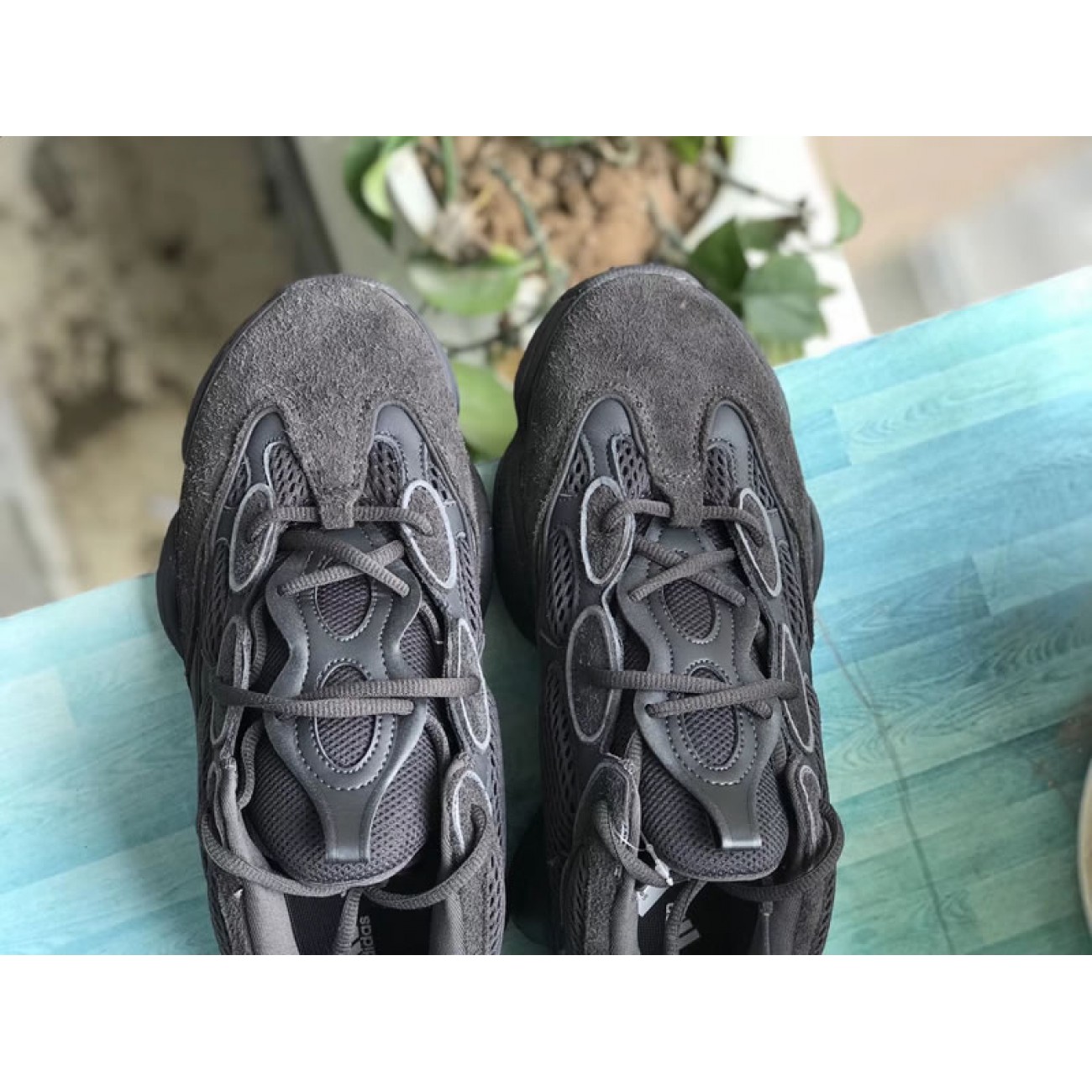 Adidas Yeezy Desert Rat 500 "Utility Black" F36640 Release For Sale