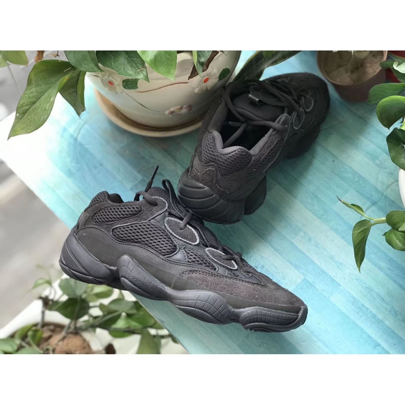 Adidas Yeezy Desert Rat 500 "Utility Black" F36640 Release For Sale