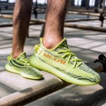 Adidas Originals Yeezy Boost 350 V2 "Semi Frozen Yellow" Yebra B37572