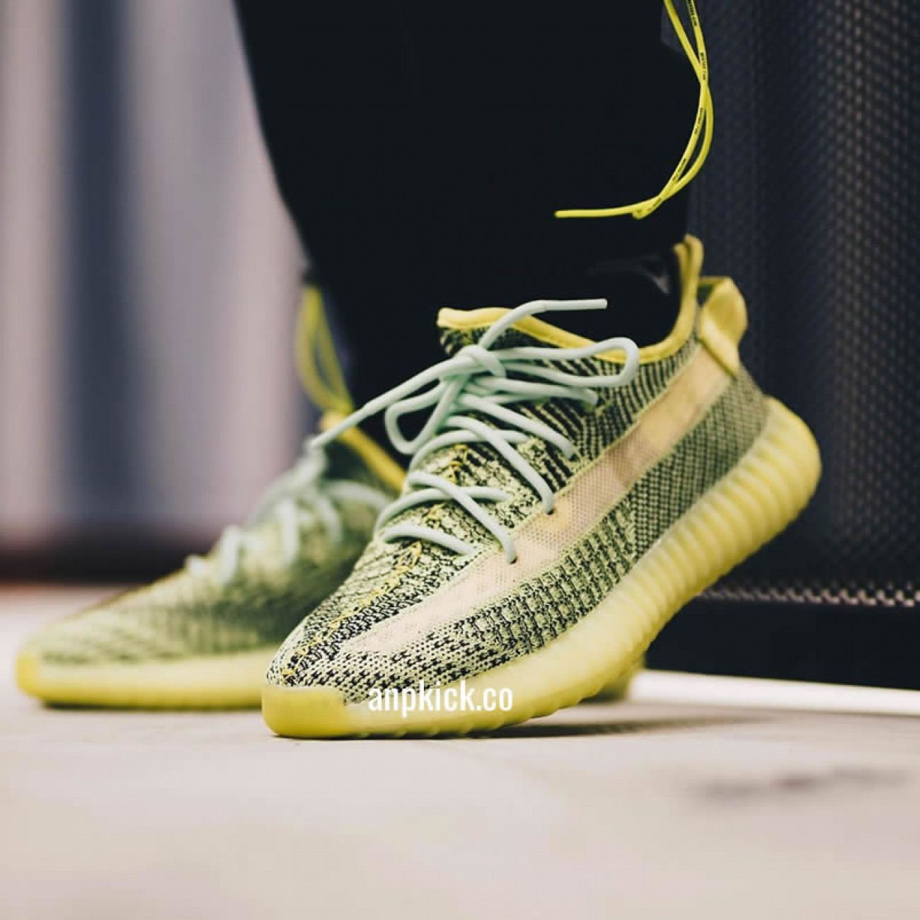 adidas Yeezy Boost 350 V2 "Yeezreel" Reflective Green Black Release Date FX4130