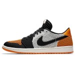 Air Jordan 1 Low Flyknit "Shattered Backboard" Black/White/Orange AH4506-100