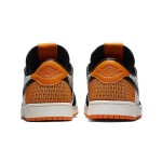 Air Jordan 1 Low Flyknit "Shattered Backboard" Black/White/Orange AH4506-100