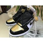 Air Jordan 1 Top 3 Retro High NRG Patent Gold Toe 861428-007