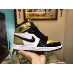 Air Jordan 1 Top 3 Retro High NRG Patent Gold Toe 861428-007