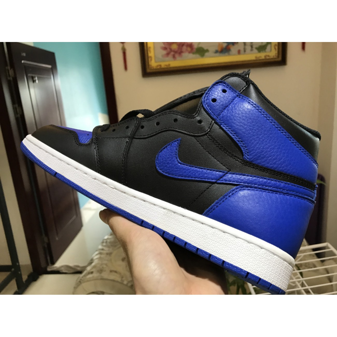 Air Jordan 1 OG High Retro Black/Royal Blue 555088-007