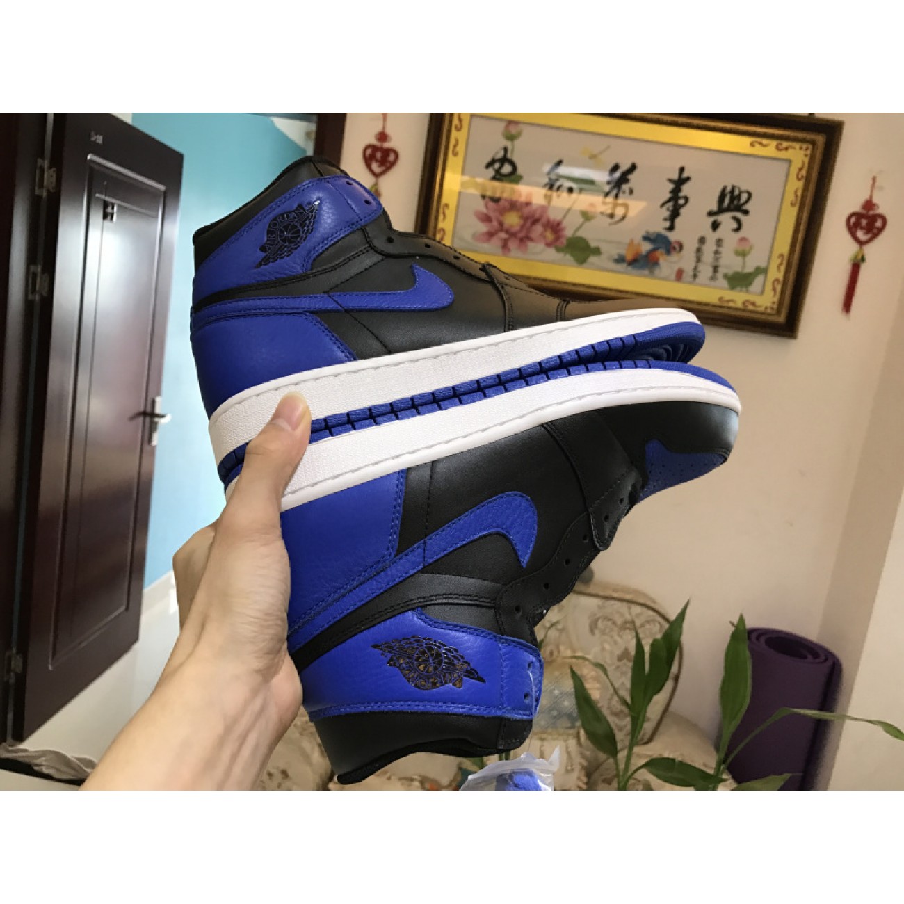 Air Jordan 1 OG High Retro Black/Royal Blue 555088-007