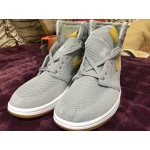 Air Jordon1 Flyknit "Grey/Orange" 919704-025