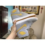 Air Jordon1 Flyknit "Grey/Orange" 919704-025