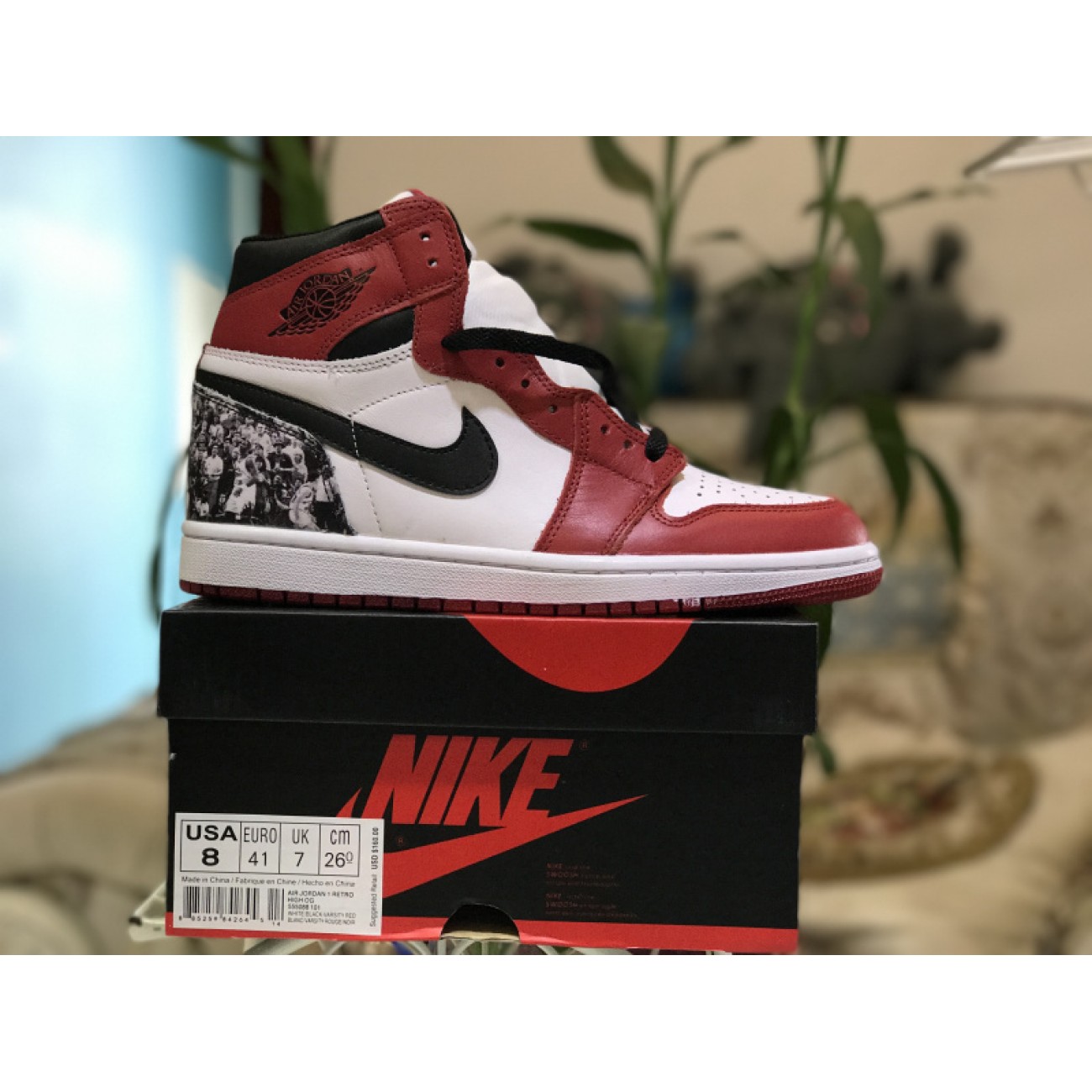 Air jordan 1 "Chicago" Cartoon 555088-101