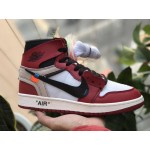 OFF-WHITE x Air Jordan 1 "Chicago" Mens GS AA3834-101