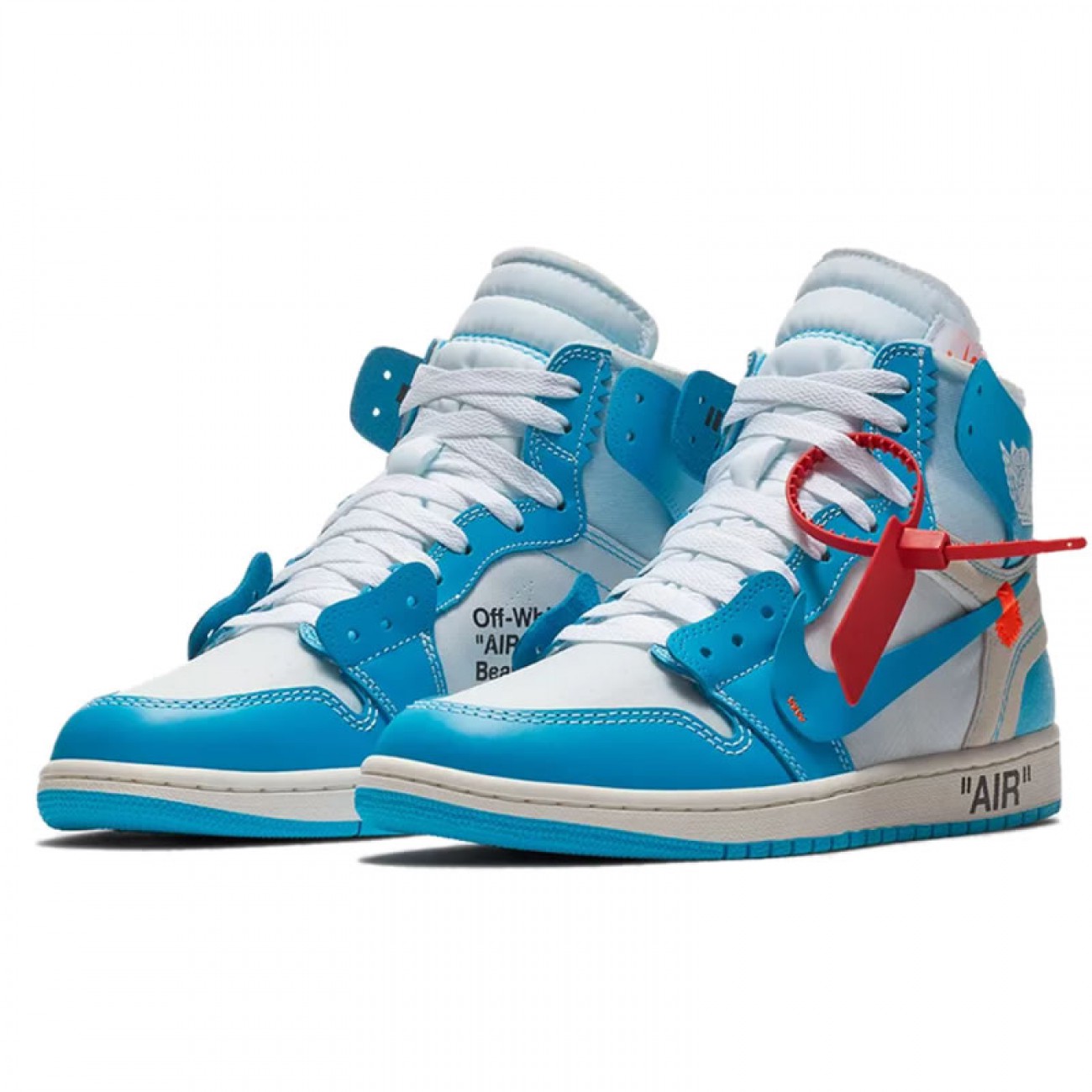 Off-White x Air Jordan 1 "UNC" OW Release For Sale AQ0818-148