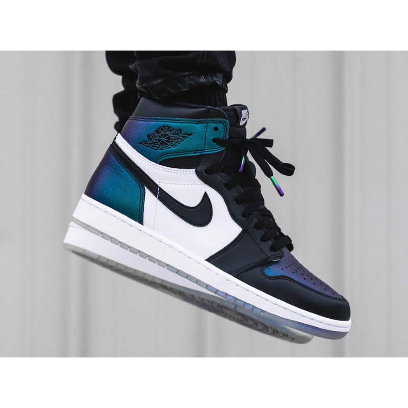 Air Jordan 1 "All-Star" Chameleon Black/Metallic/Silver 907958-015