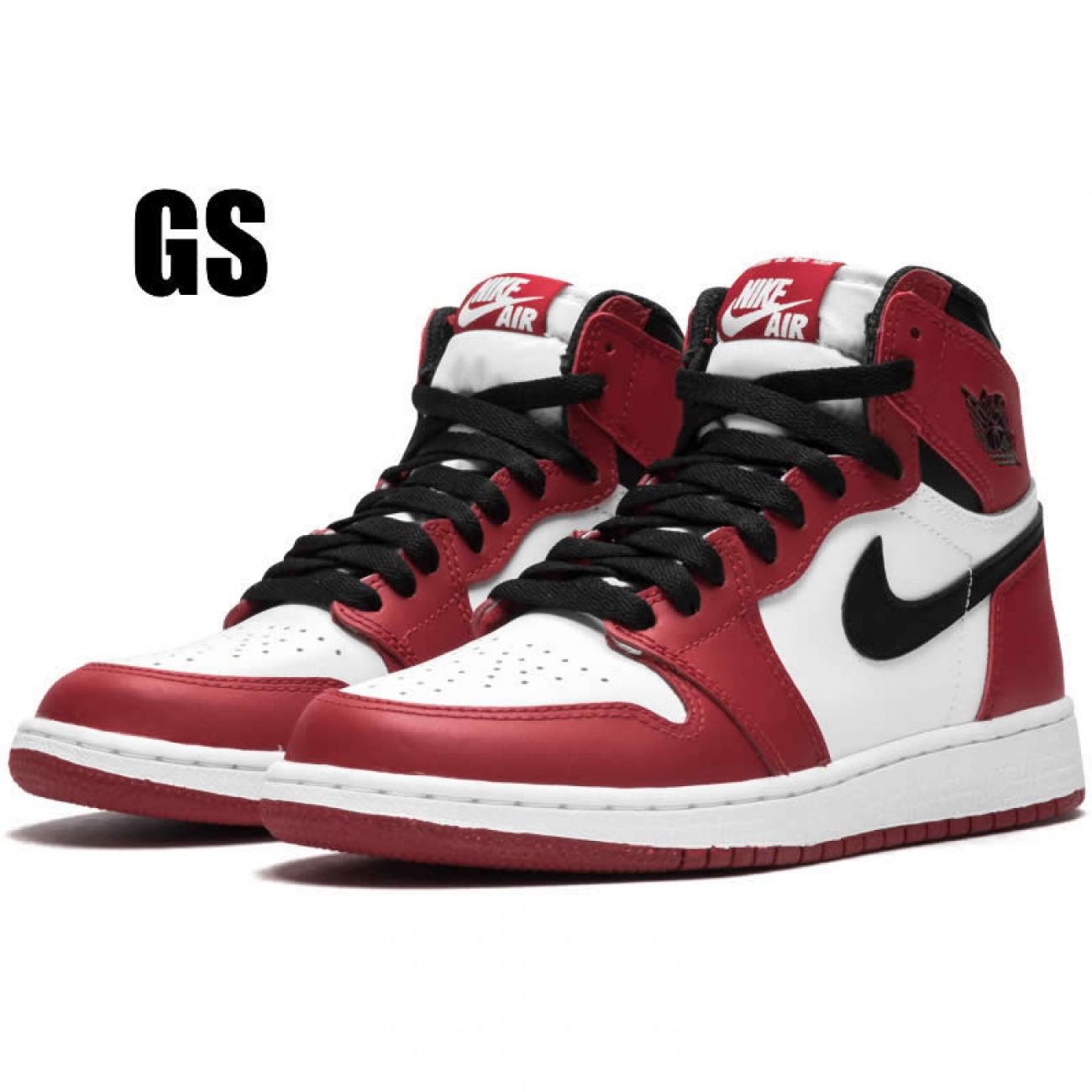 Air Jordan 1 Chicago Red/Black/White GS/Mens On Feet 2018 Price For Sale