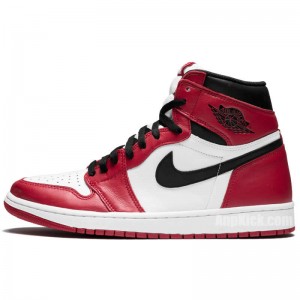 Air Jordan 1 Chicago Red/Black/White GS/Mens On Feet 2018 Price For Sale