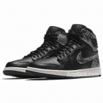 Air Jordan 1 Retro High "Snakeskin" Black Shoes AH7389-004