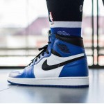 Air Jordan 1 Retro OG Game Royal Blue Womens GS Shoes 575441-403