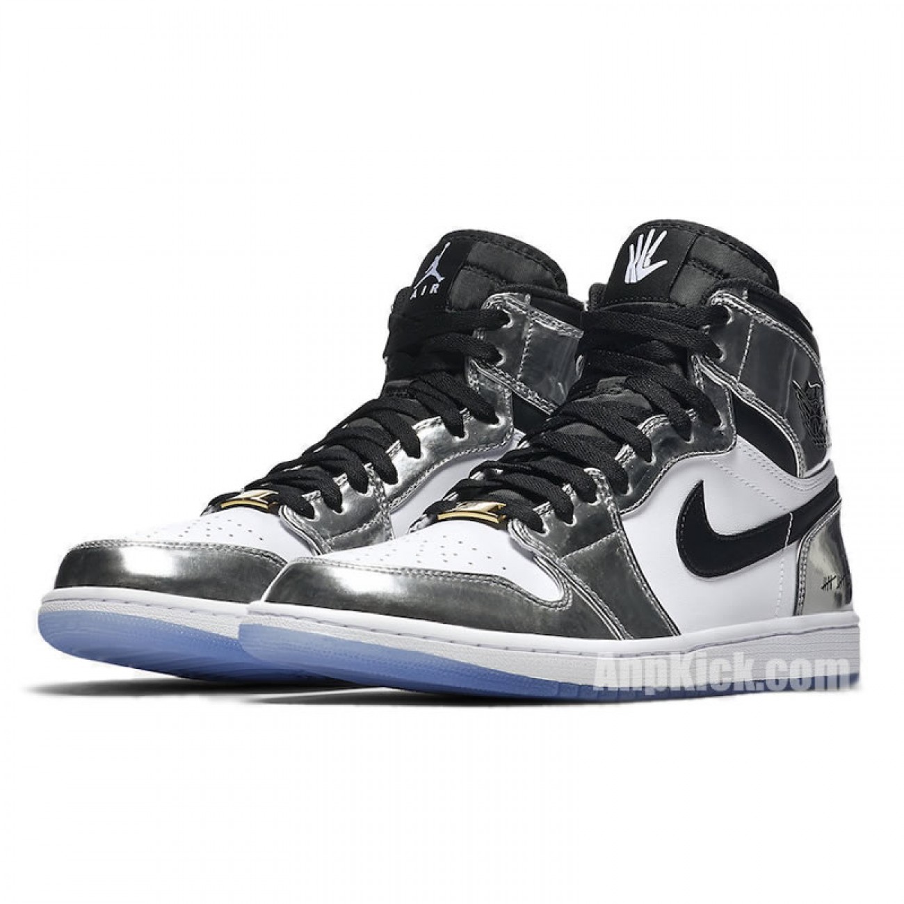 Kawhi Leonard's Air Jordan 1 Silver High Think 16 "Pass The Torch" AJ1 For Sale AQ7476-016