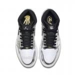 Kawhi Leonard's Air Jordan 1 Silver High Think 16 "Pass The Torch" AJ1 For Sale AQ7476-016