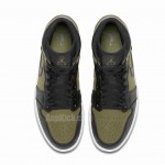 Nike Air Jordan 1 Mid "Dark Olive Canvas" Release Date 554724-301