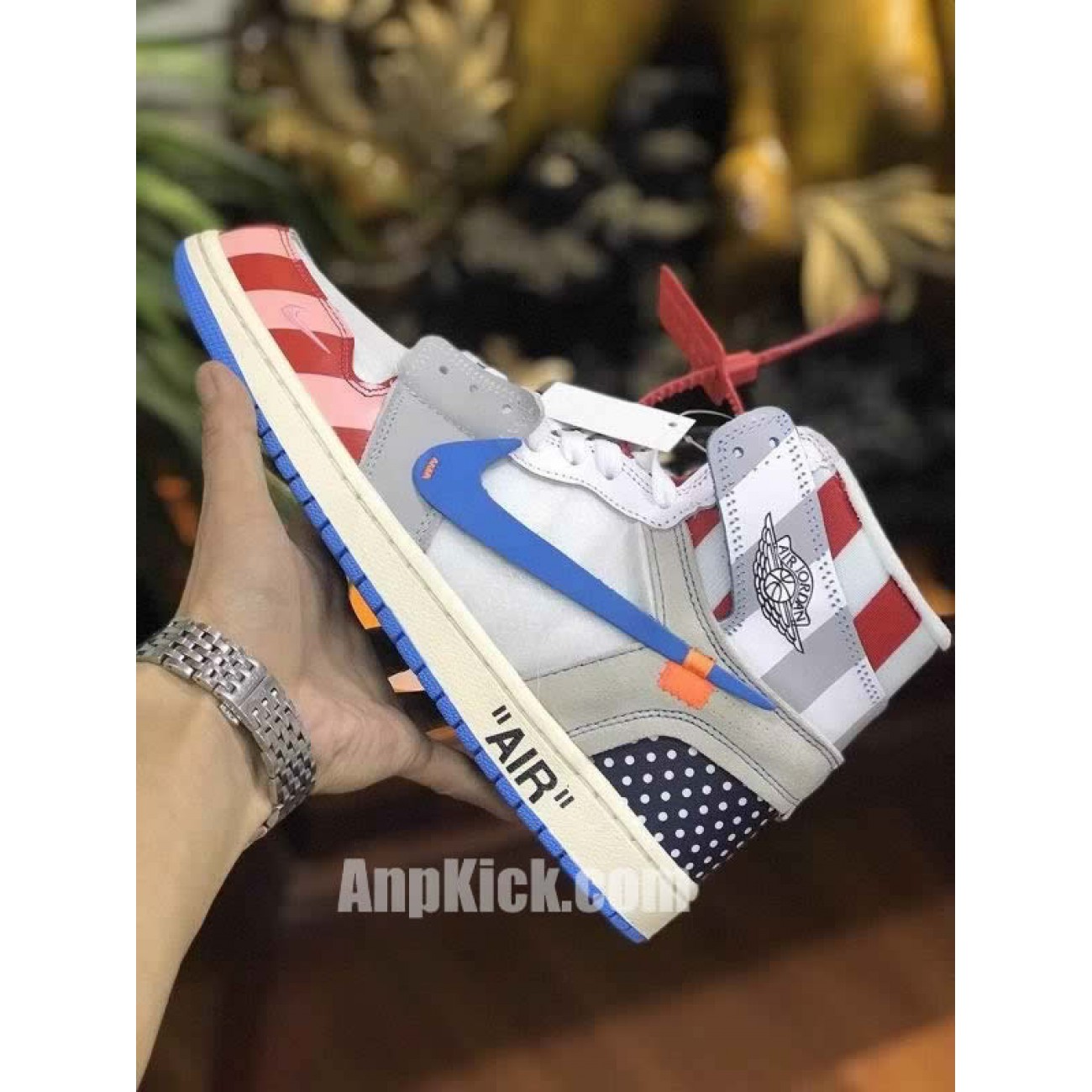 Parra x Off-White x Air Jordan 1 customize Shoes Custom Made Jordans