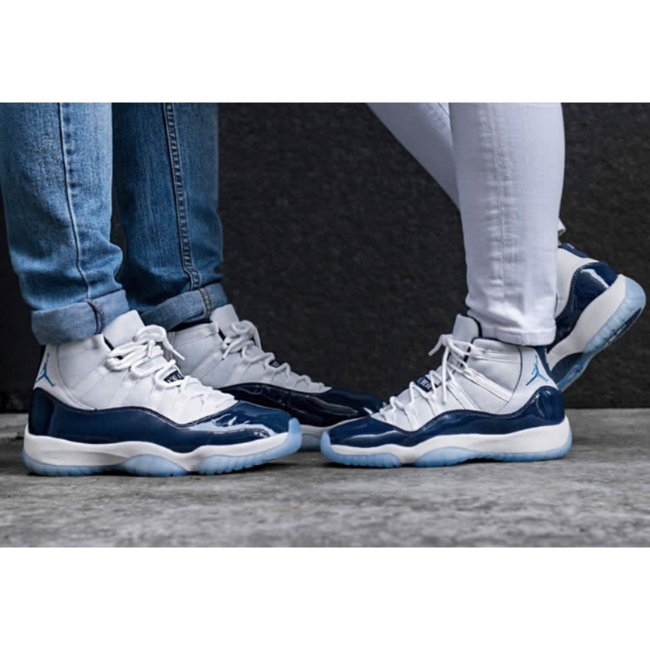 Air Jordan 11 Retro GS "Win Like 82" University Blue Midnight Navy 378038-123