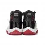 Air Jordan 11 "Bred" 2019 Black/Red Release Date 378037-061