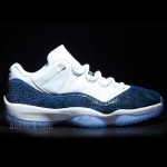 Air Jordan 11 Low Snakeskin Navy Blue 2019 AJ11 Shoes CD6846-102