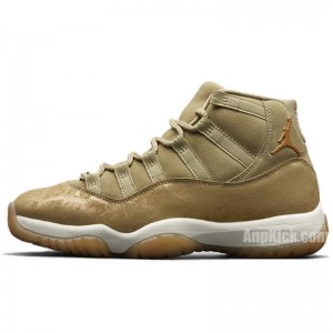 Air Jordan 11 Netural Olive Lux Green Womens GS AJ11 AR0715-200