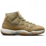 Air Jordan 11 Netural Olive Lux Green Womens GS AJ11 AR0715-200