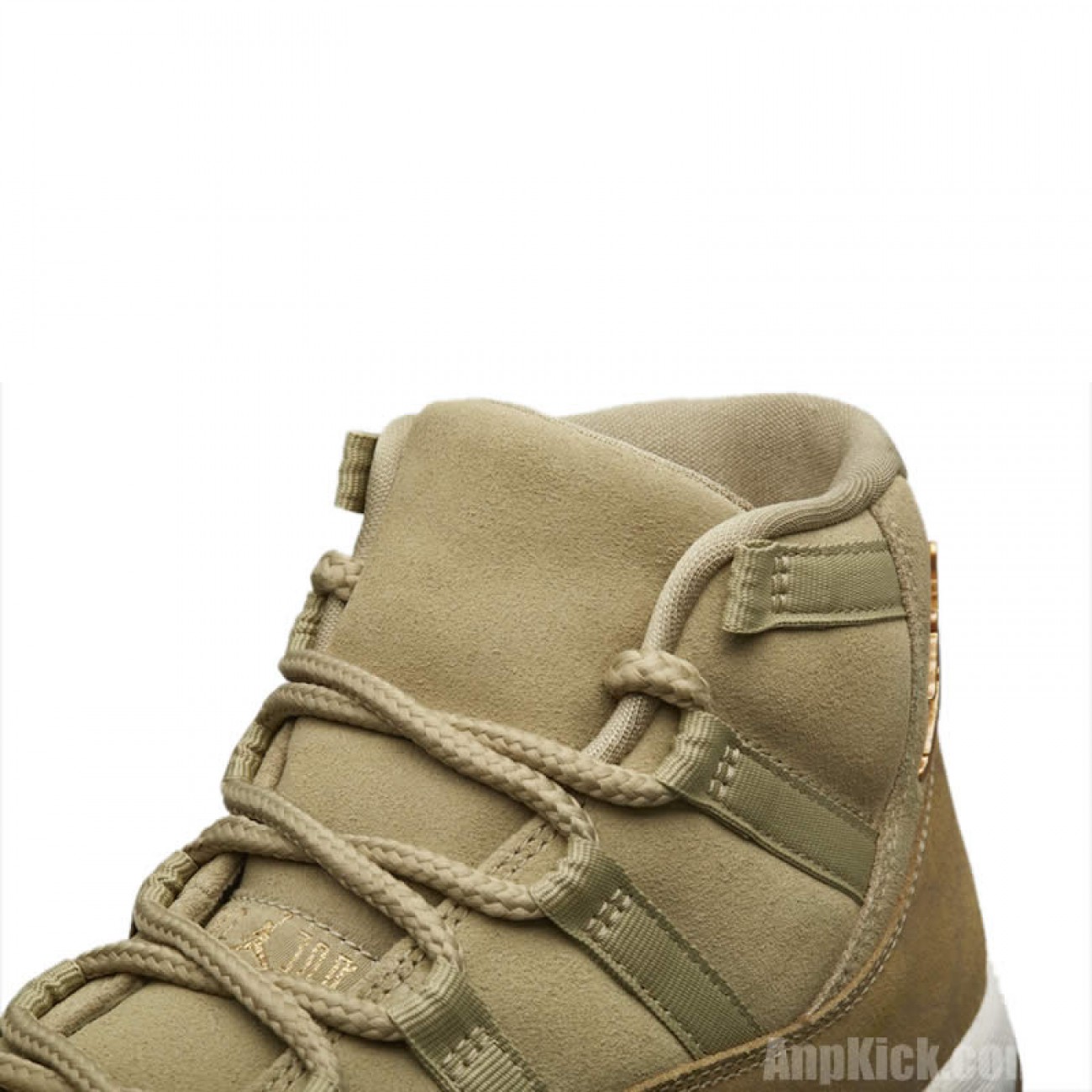 Air Jordan 11 Netural Olive Lux Green Womens GS AJ11 AR0715-200