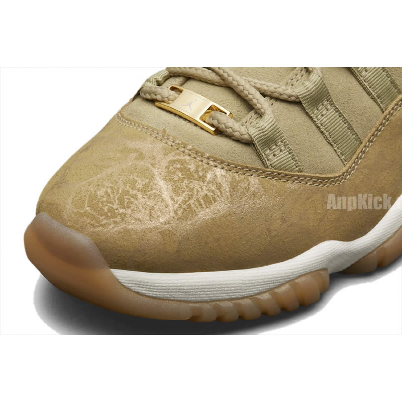 Air Jordan 11 Netural Olive Lux Green Womens GS AJ11 AR0715-200