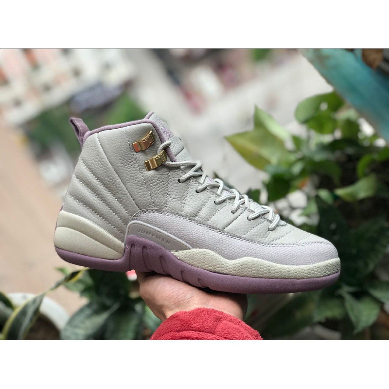 Air Jordan 12 GS "Plum Fog" 845028-025