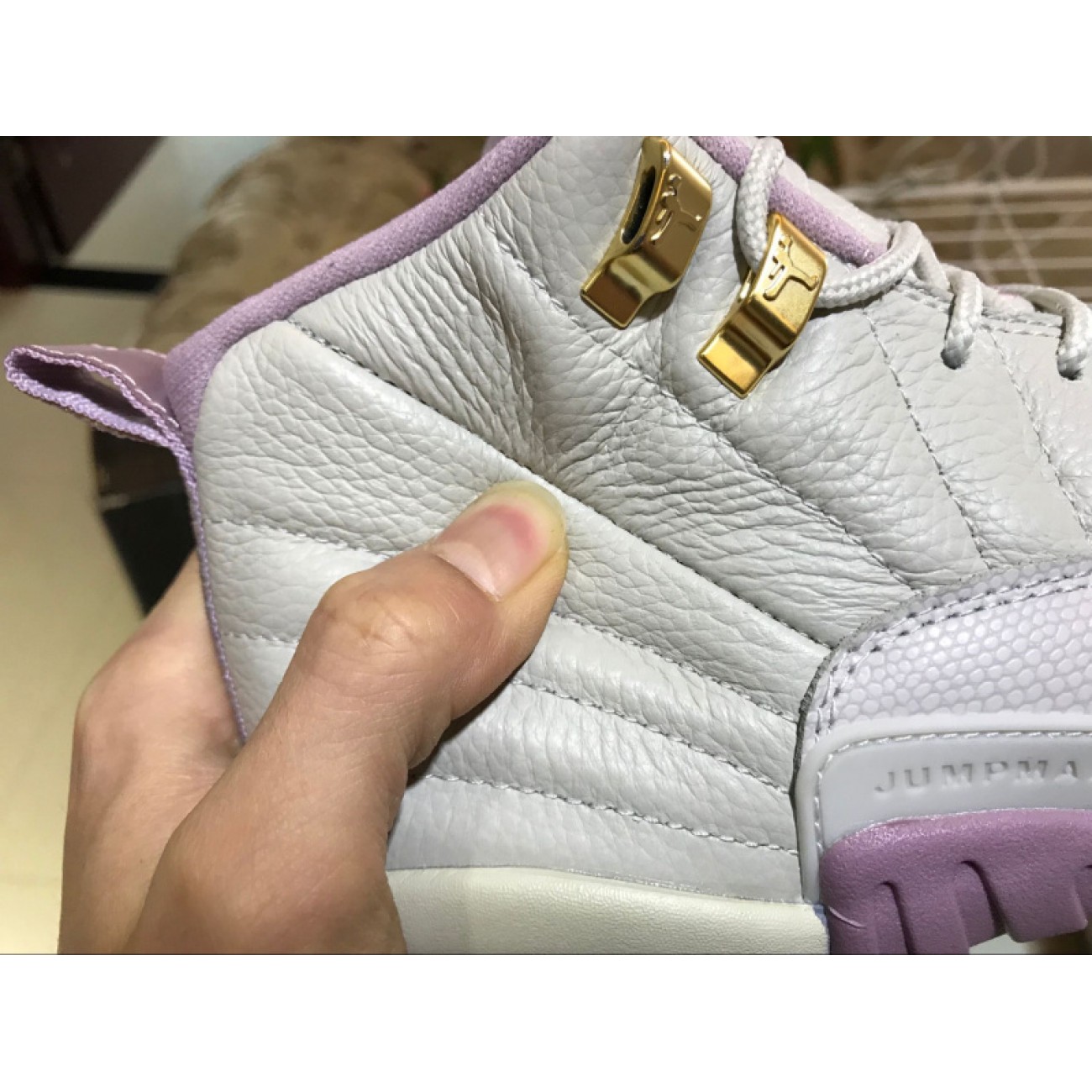 Air Jordan 12 GS "Plum Fog" 845028-025