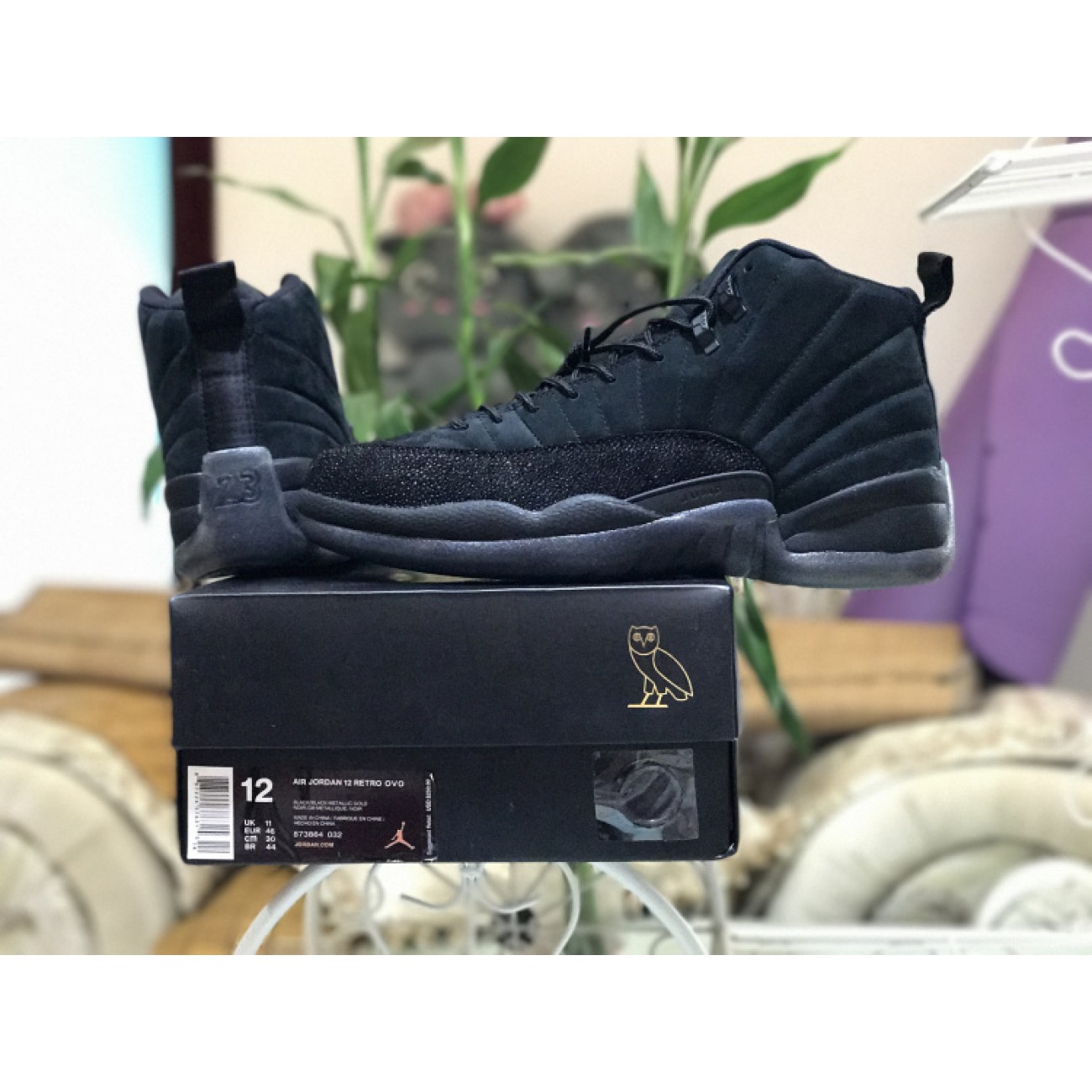 Air Jordan 12 OVO Black 873864-032