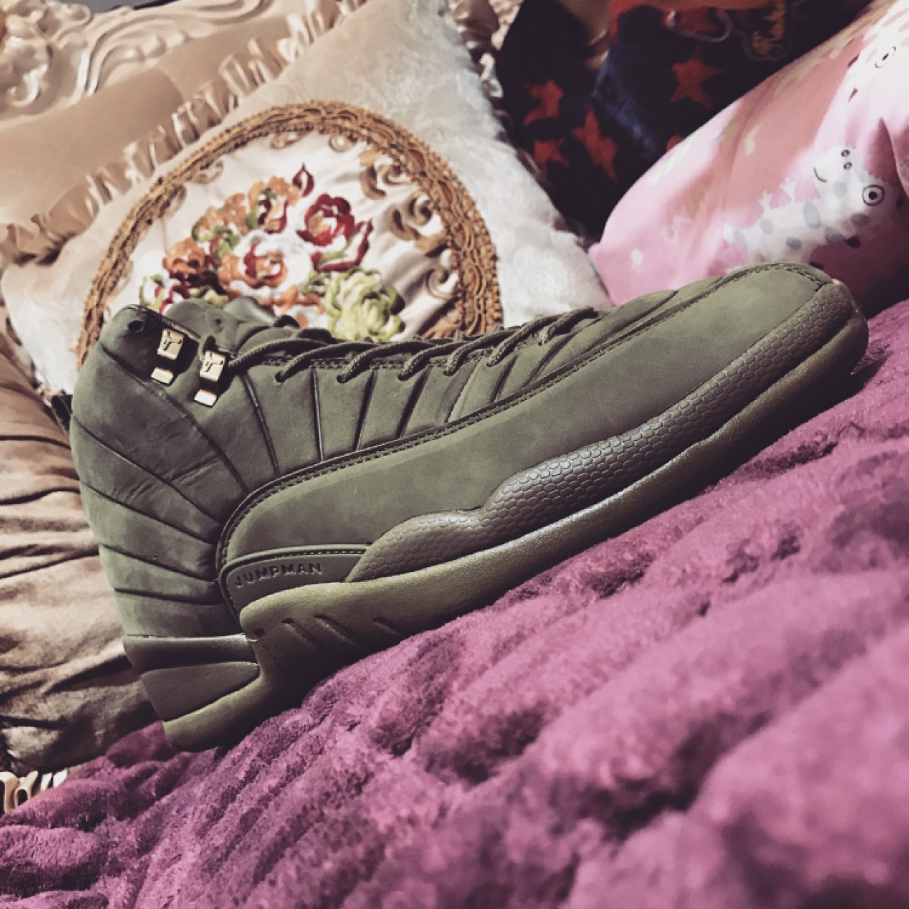 PSNY x Air Jordan 12 Green 745229-486