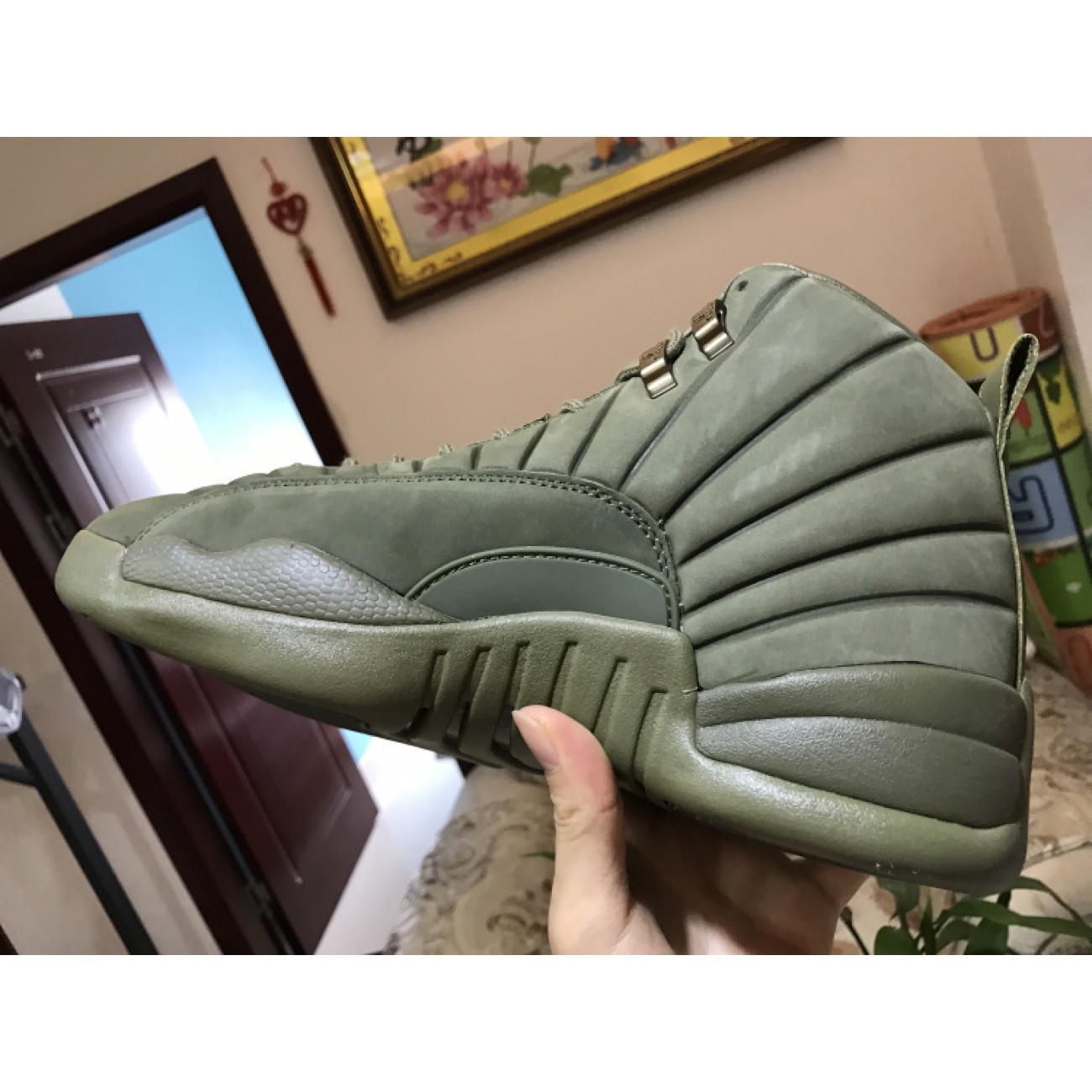 PSNY x Air Jordan 12 Green 745229-486