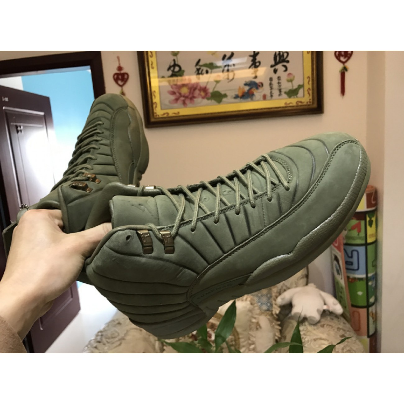 PSNY x Air Jordan 12 Green 745229-486