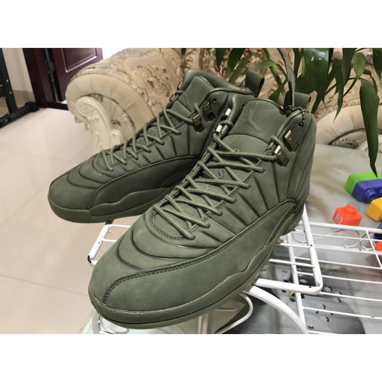 PSNY x Air Jordan 12 Green 745229-486