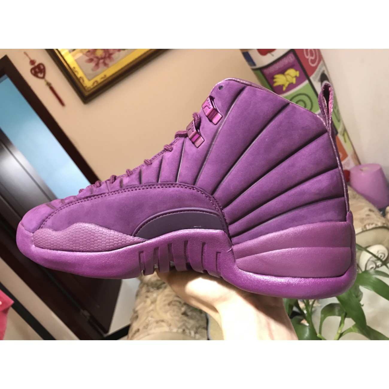 PSNY x Air Jordan 12 Purple 722027-486