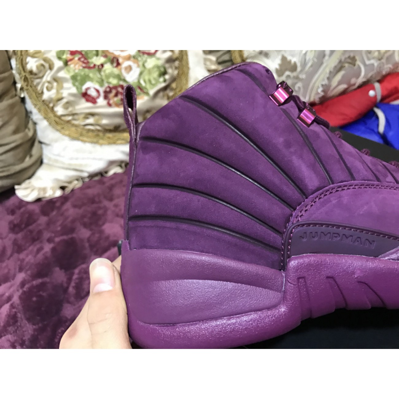 PSNY x Air Jordan 12 Purple 722027-486