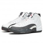 Air Jordan 12 White Dark Grey Gym Red GS Release Date 130690-160