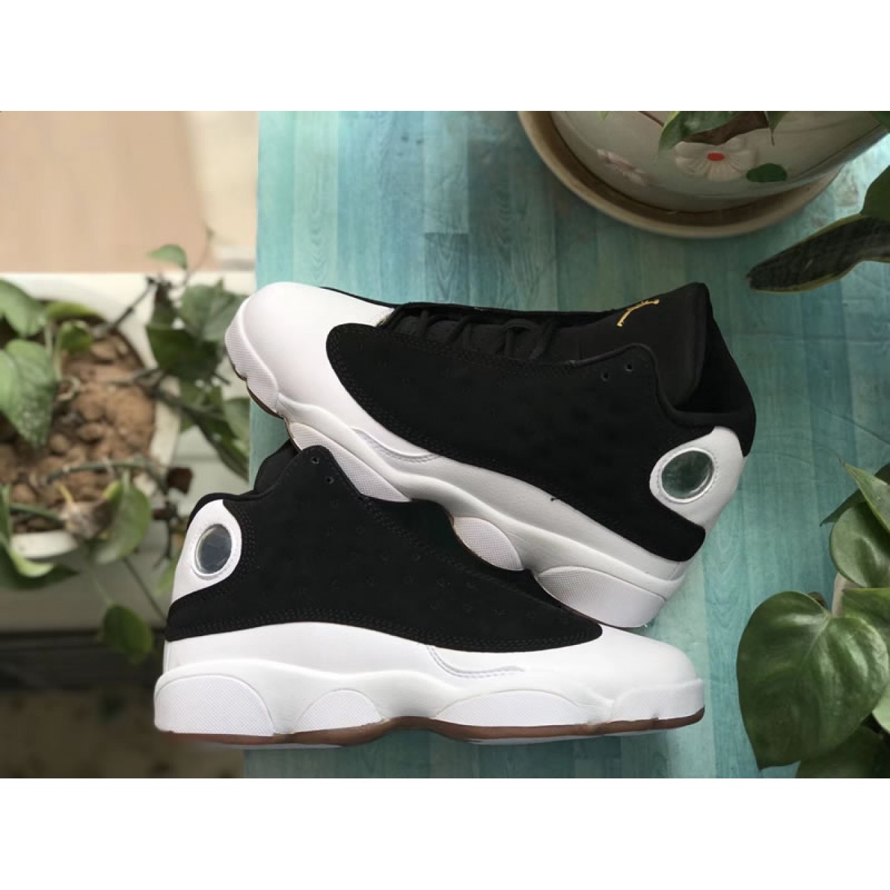 Air Jordan 13 City of Flight GS Size Gum Black/Gold/White Sale For Girls 439358-021