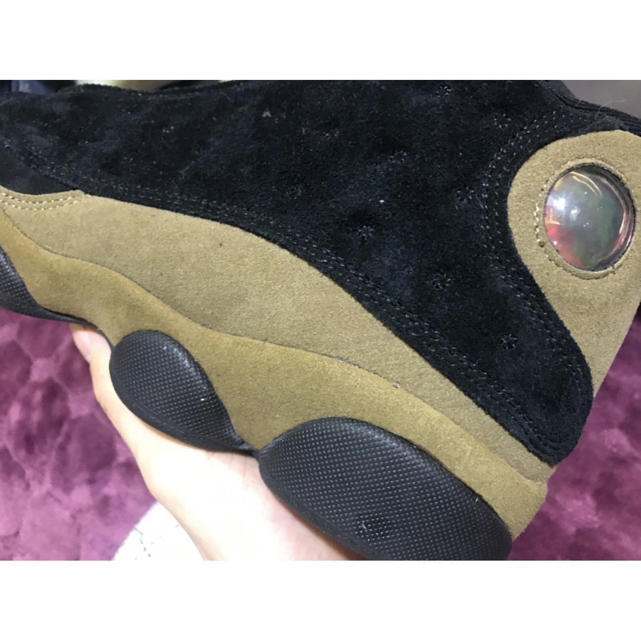 Air Jordan 13 "Olive" Jumpman Logo 414571-006 